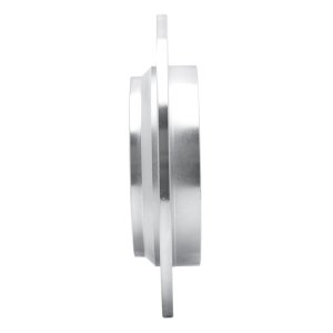 Volvo V70 Brake Rotor (1) - Rear Right - R1 Concepts - Drilled & Slotted - Silver - `98-`00